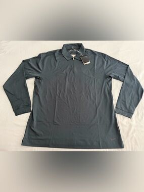 RARE/VINTAGE 2008 Nike Dri-FIT 1/4 Zip Golf Top LONG SL 319681 068 LARGE NWT $75